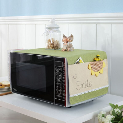 Huse pentru cuptor cu microunde, rezistente la apă, geantă de depozitare, accesorii pentru bucătărie, buzunare duble, hota pentru cuptor cu microunde.