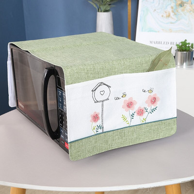 Huse pentru cuptor cu microunde, rezistente la apă, geantă de depozitare, accesorii pentru bucătărie, buzunare duble, hota pentru cuptor cu microunde.