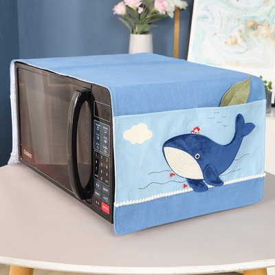 Huse pentru cuptor cu microunde, rezistente la apă, geantă de depozitare, accesorii pentru bucătărie, buzunare duble, hota pentru cuptor cu microunde.