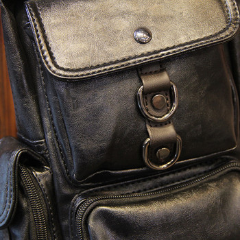 Мъжка кожена чанта с една дръжка