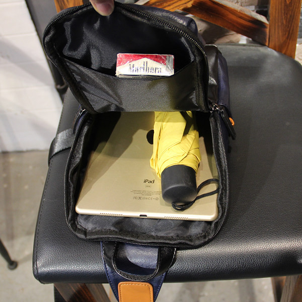 Pánska štvorcová taška - vyrobená z eko kože