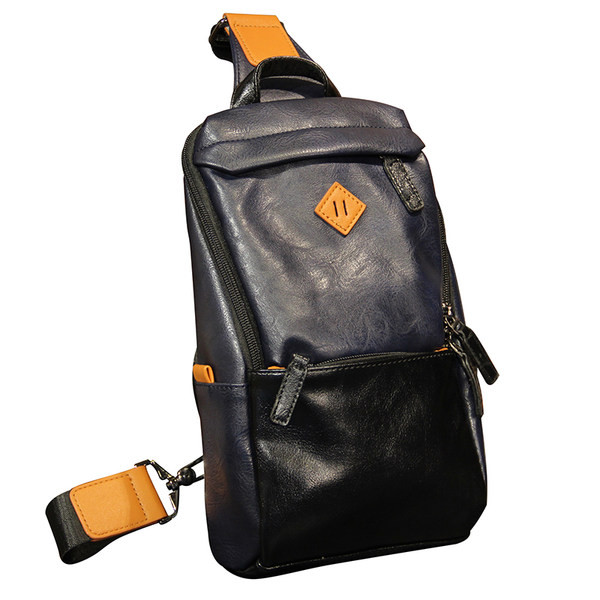 Pánska štvorcová taška - vyrobená z eko kože