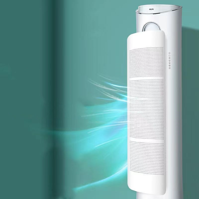 Stojan na klimatizáciu s deflektorom proti priamemu fúkaniu, plastový kryt čelného skla, valcový vertikálny univerzálny deflektor