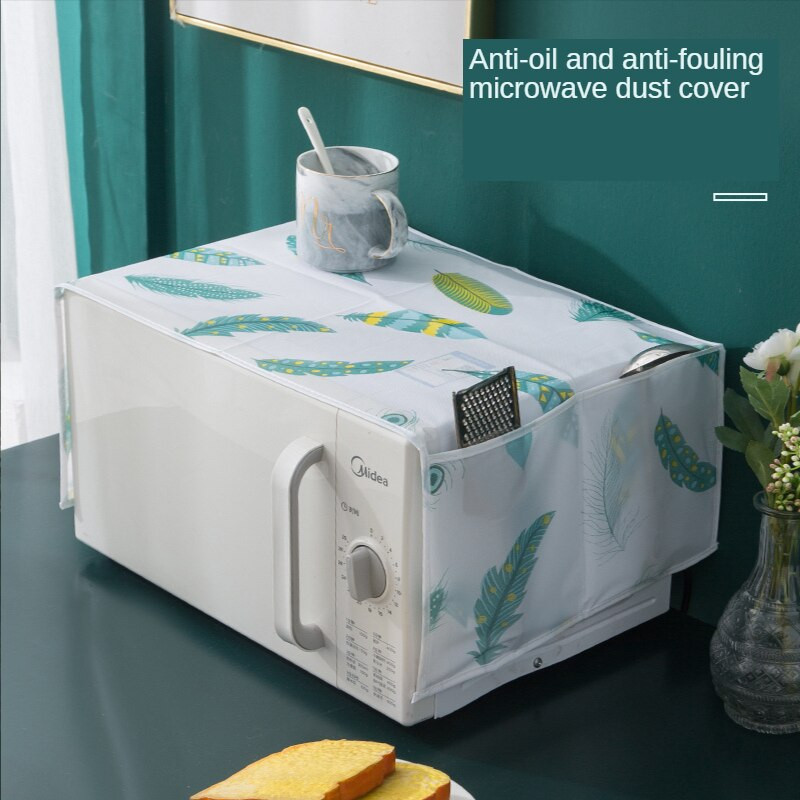2Pcs/Pack Kućanska višenamjenska mala svježa mikrovalna pećnica Poklopac za prašinu Pećnica Vodootporan i navlaka za uljne pare Vrećica za pohranu