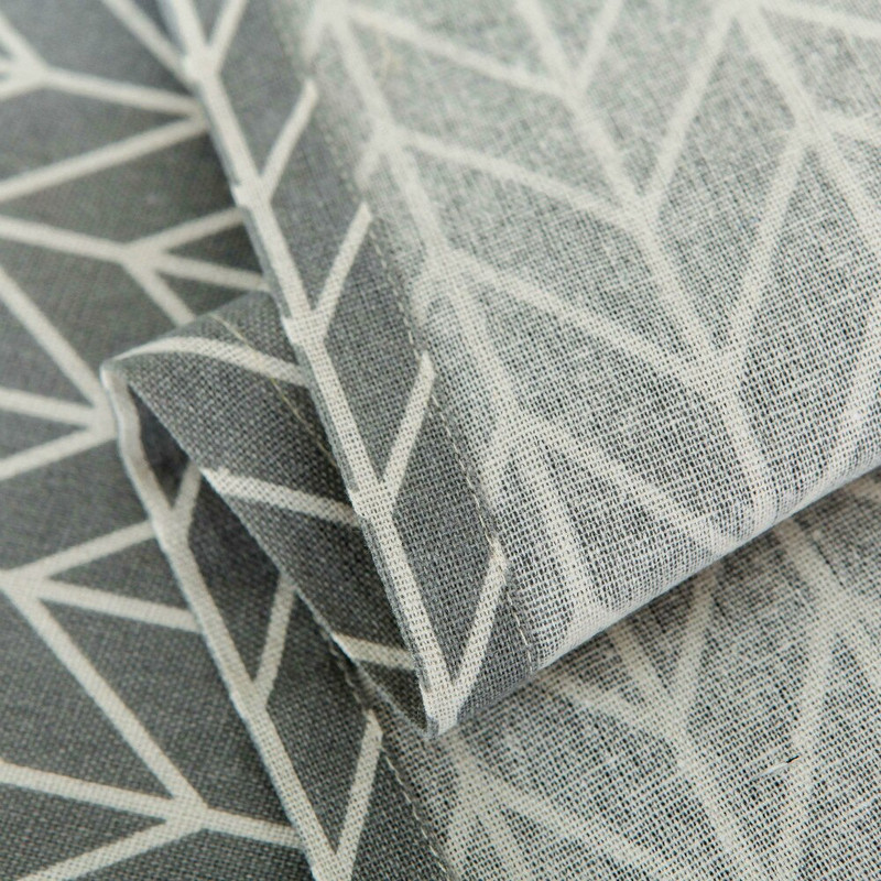 Nordický geometrický ľanový kryt na mikrovlnnú rúru, kryt na rúru s vreckom, vlasová guľa, vrchný kryt na elektrickú rúru, úložný priestor pre domácnosť