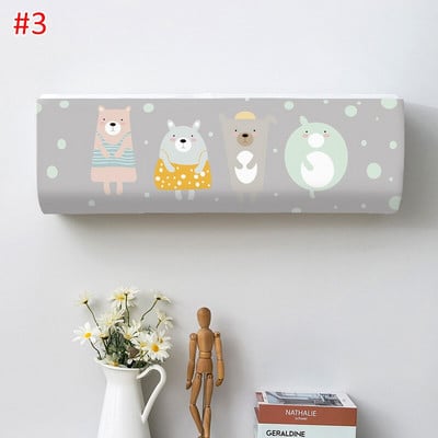 Kryt klimatizácie s kresleným motívom, bytové dekorácie, nástenný kryt na klimatizáciu, čistiace kryty, umývanie, proti prachu, jednoduché čistenie