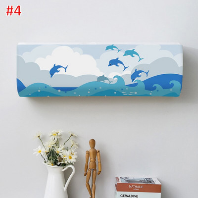 Kryt klimatizácie s kresleným motívom, bytové dekorácie, nástenný kryt na klimatizáciu, čistiace kryty, umývanie, proti prachu, jednoduché čistenie