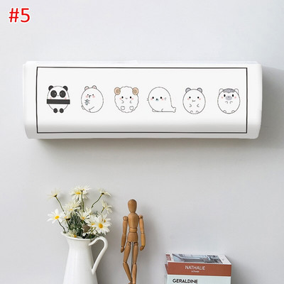 Kryt klimatizácie s kresleným motívom, bytové dekorácie, nástenný kryt na klimatizáciu, čistiace kryty, umývanie, proti prachu, jednoduché čistenie