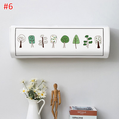 Kryt klimatizácie s kresleným motívom, bytové dekorácie, nástenný kryt na klimatizáciu, čistiace kryty, umývanie, proti prachu, jednoduché čistenie