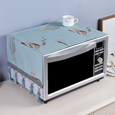 Putekļu necaurlaidīgs mikroviļņu krāsns pārsegs 35 x 100 cm moderna vienkāršība sadzīves putekļu vāka drāna tostera krāsnī