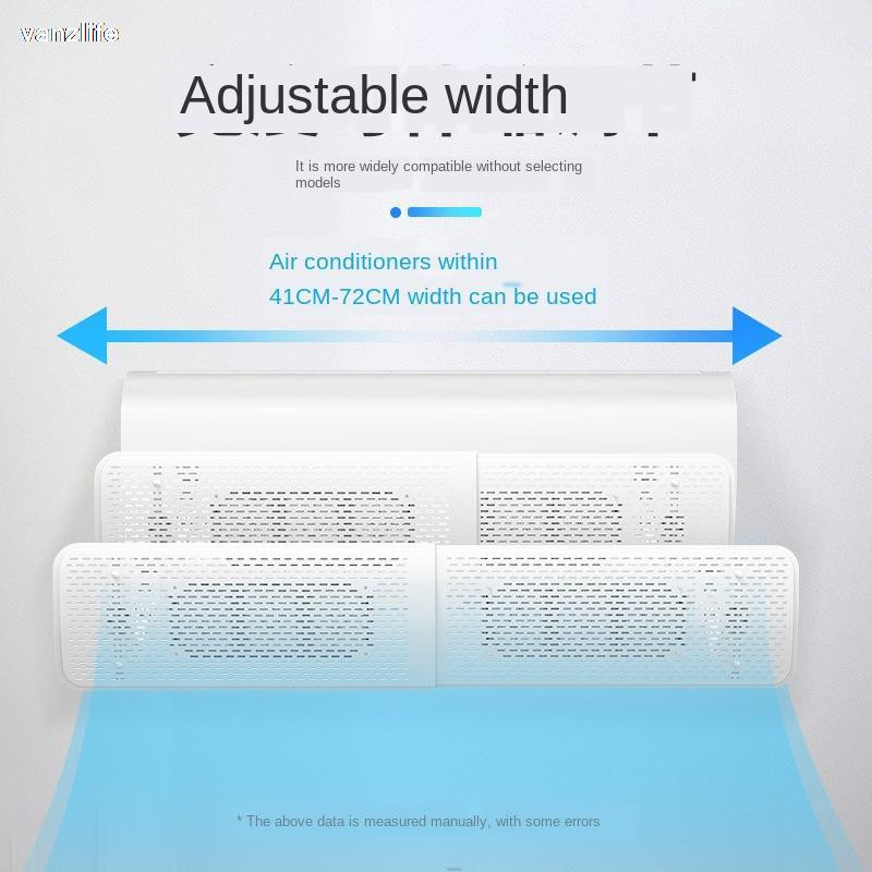 Vanzlife oro kondicionierius nuo vėjo apsauga nuo tiesioginio pūtimo oro išleidimo angos vėjo lenta buitinė vėjo deflektorius filtras šalto oro pertvara