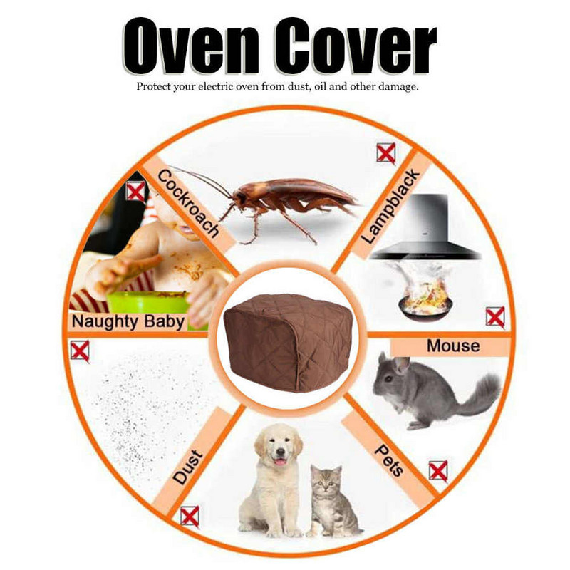 Kryt na rúru z polyesterovej pongee, skladací ochranný kryt pre domáce spotrebiče