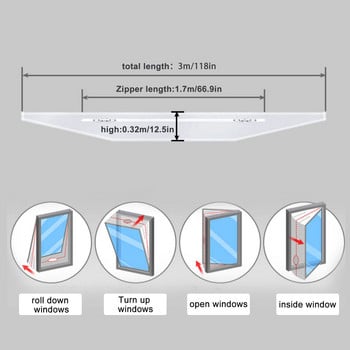 Τσιμούχα παραθύρου για μονάδα AC Τσιμούχα παραθύρου για μονάδα AC Αδιάβροχη επίστρωση Φορητή τσιμούχα παραθύρου AC Κιτ στεγανοποίησης παραθύρου κλιματιστικού