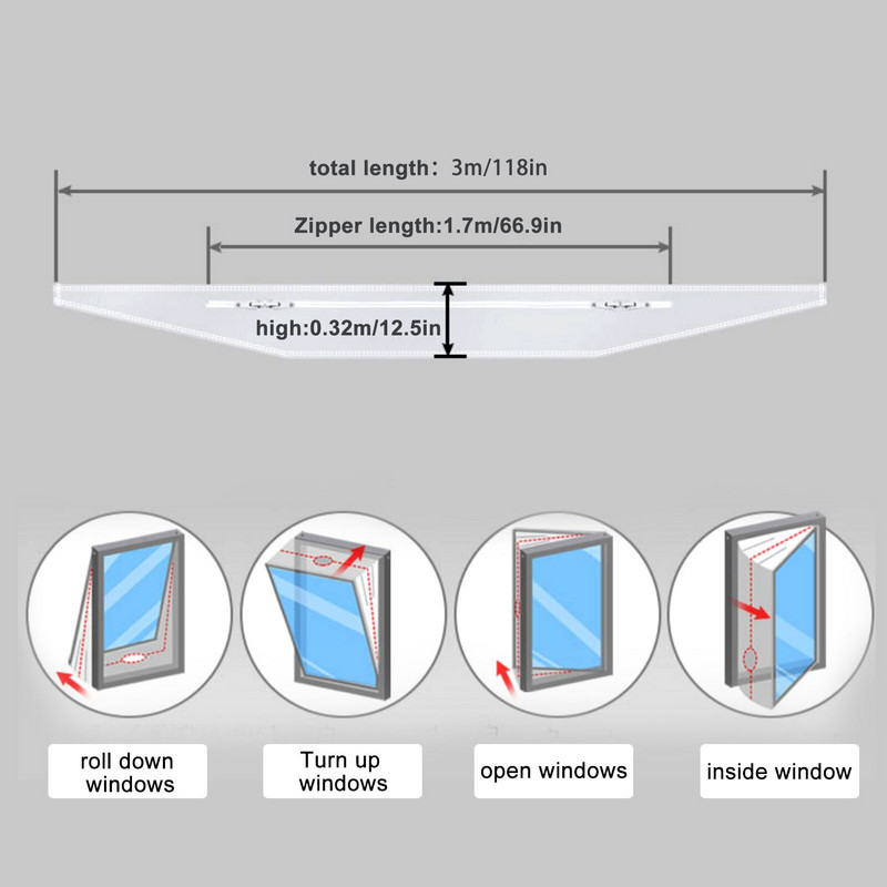Уплътнение за прозорци за променлив ток Уплътнение за прозорци за променлив ток Водоустойчиво покритие Преносим уплътнител за прозорци за променлив ток Комплект уплътнения за прозорци на климатик