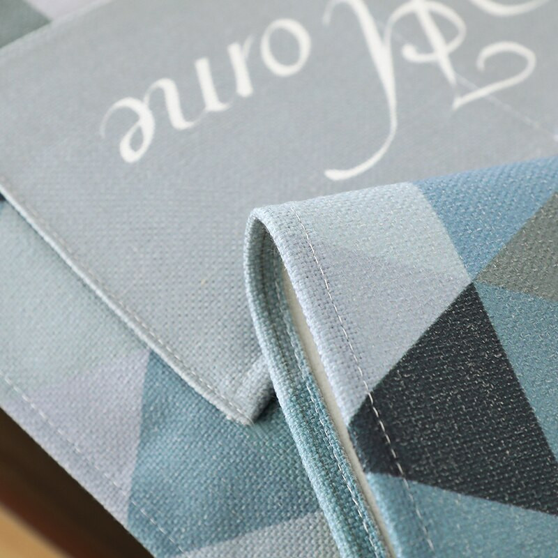 Geometrické bavlnené ľanové kryty na mikrovlnnú rúru, kryty na mikrovlnnú rúru s dvojitými vreckami, kuchynské doplnky do mikrovlnnej rúry