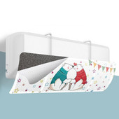 Deflektor pre domácu klimatizáciu, vzduchom chladený prepážka, čelné sklo, závesné čelné sklo klimatizácie, proti priamemu fúkaniu