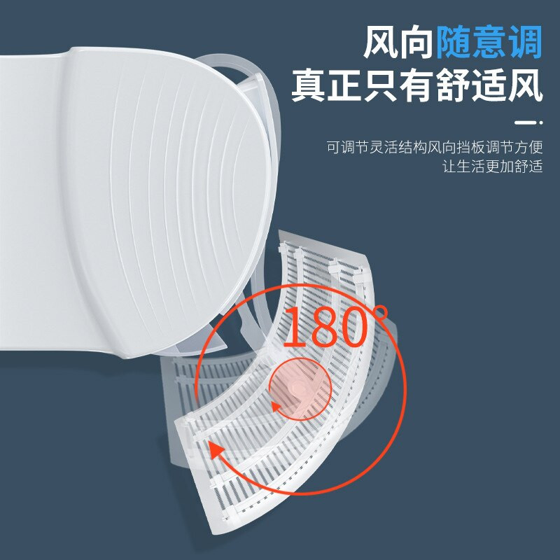 Deflektor pre domácu klimatizáciu, vzduchom chladený prepážka, čelné sklo, závesné čelné sklo klimatizácie, proti priamemu fúkaniu