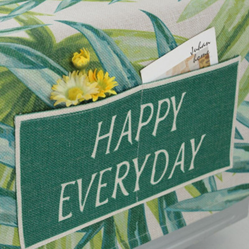 Ochranný kryt na mikrovlnnú rúru s potlačou z bavlnenej a ľanovej tkaniny, európsky štýl, odolný voči oleju, FC112