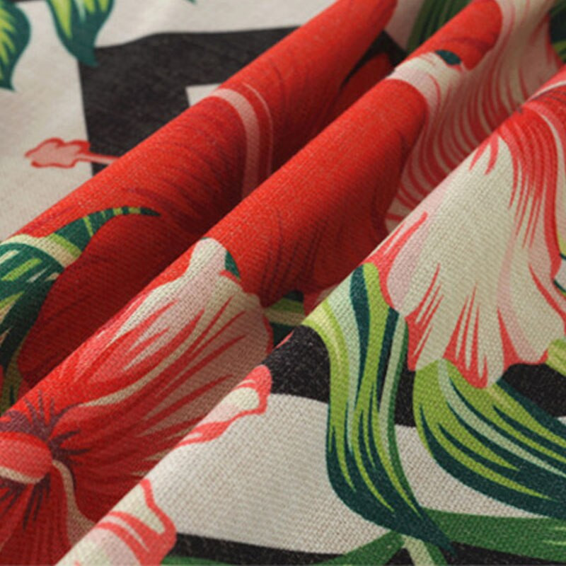 Ochranný kryt na mikrovlnnú rúru s potlačou z bavlnenej a ľanovej tkaniny, európsky štýl, odolný voči oleju, FC112