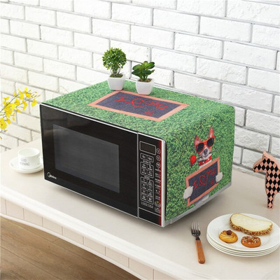 Viacúčelová kreslená potlač, prachotesný obal, ľanové remeslo, vrchná ochranná dekorácia pre chladničku, mikrovlnnú rúru, FC114