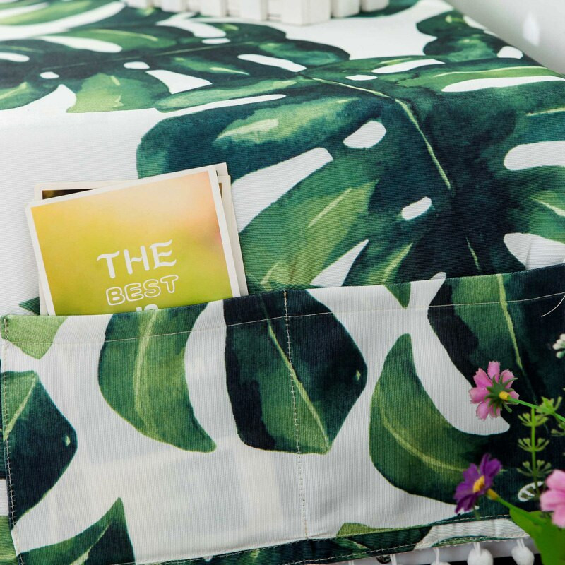 Augalų raštas Mikrobangų krosnelės dangtis Alyvos apsaugos nuo dulkių dangtelis su laikymo maišeliu Mikrobangų krosnelės dulkių dangteliai Virtuvės priedai reikmenys Namų dekoras