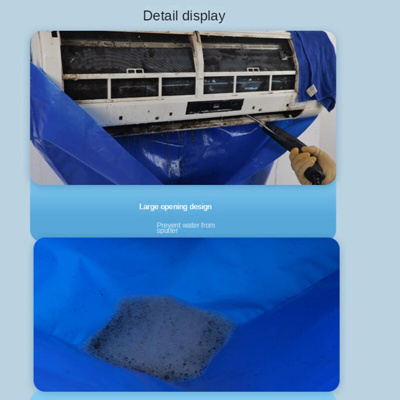 Kryt klimatizácie 130*65 cm, prachotesný filter, vodné vrecko, odolné kryty proti prachu pre klimatizácie pod 1,5 P, domáce potreby