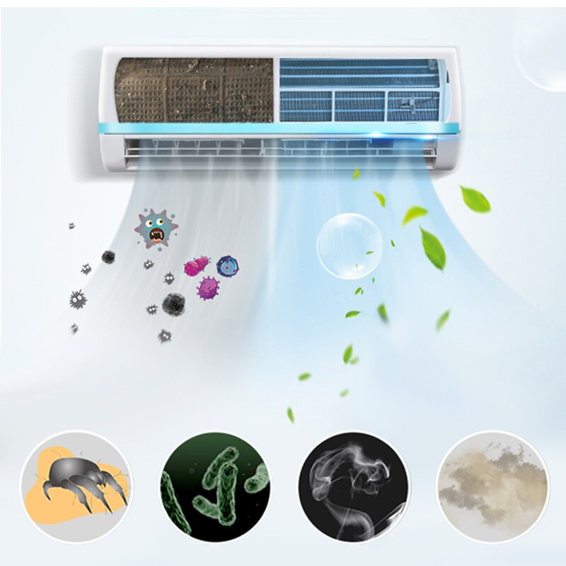 Vodootporan poklopac za čišćenje klima uređaja Klima uređaj ispod 1.5P Čišćenje Zaštita od prašine Vreće za čišćenje s cijevi za vodu