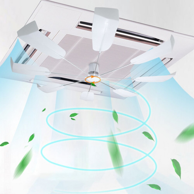 Kryt klimatizácie s 8 lopatkami, deflektor s automatickým otáčaním ventilátora, proti priamemu fúkaniu, okno klimatizácie