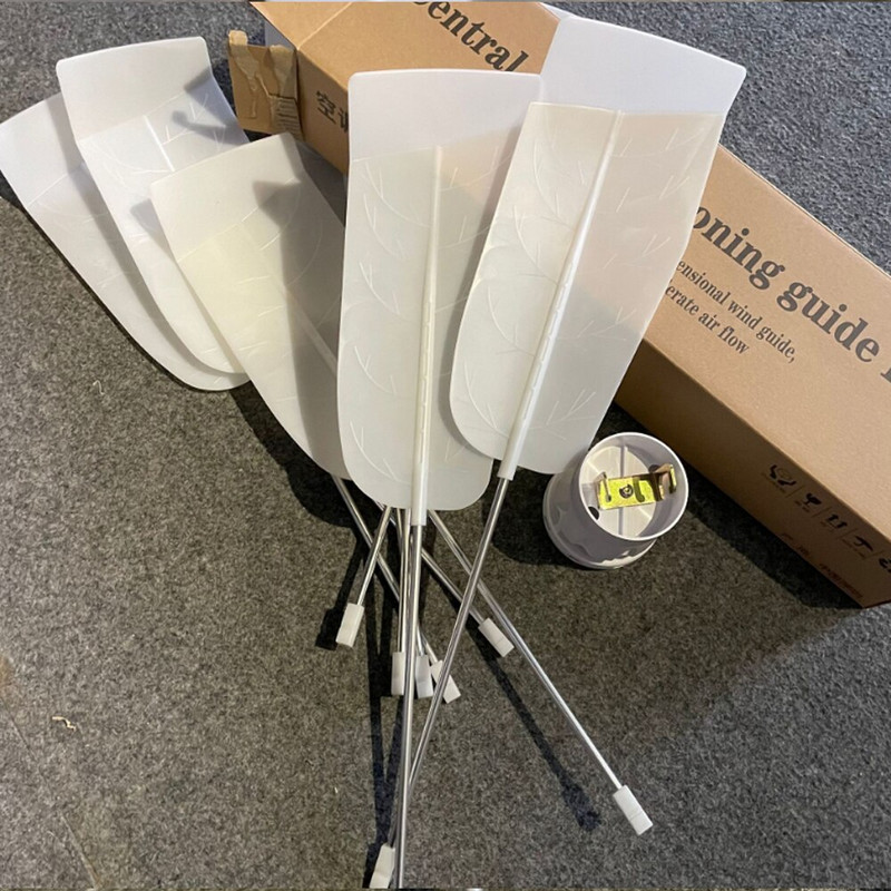 Kryt klimatizácie s 8 lopatkami, deflektor s automatickým otáčaním ventilátora, proti priamemu fúkaniu, okno klimatizácie