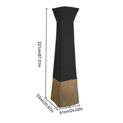 Vodotesný kryt na plynový pyramídový terasový ohrievač, chránič záhradného nábytku, vodotesný kryt, vonkajší kryt na záhradný nábytok