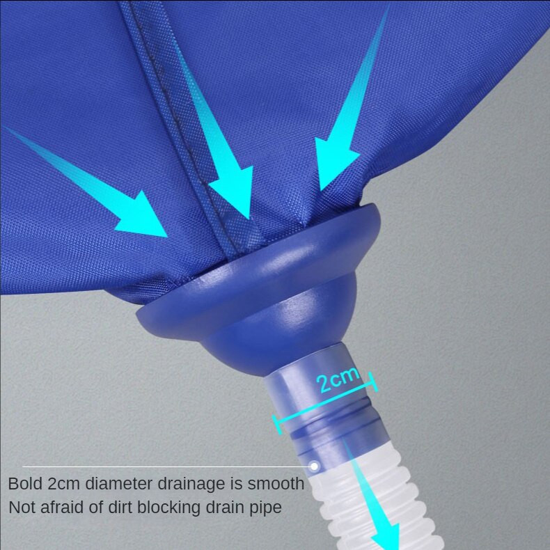Naujas vandeniui atsparus oro kondicionieriaus valymo dangtelis PVC su 2 m vandens vamzdžiu pakabinamas oro kondicionieriaus valiklis, apsaugantis nuo dulkių maišelis Home
