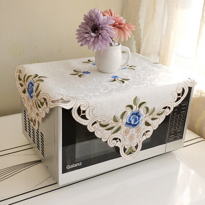 Čipkovaný dutý kvetinový dizajn Kryt na mikrovlnnú rúru, digestor, olejový kryt, bytové dekorácie, kuchynské doplnky, potreby ZH378