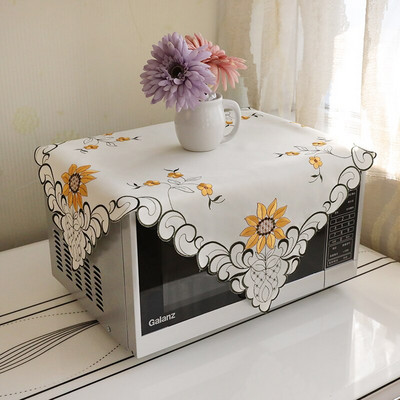 Čipkovaný dutý kvetinový dizajn Kryt na mikrovlnnú rúru, digestor, olejový kryt, bytové dekorácie, kuchynské doplnky, potreby ZH378