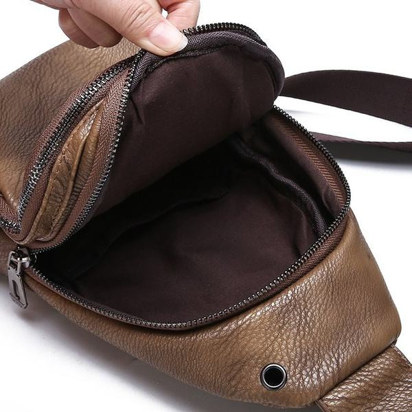 Pánska taška s jedným uchom z eko kože