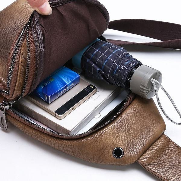 Pánska taška s jedným uchom z eko kože