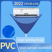 Jauns gaisa kondicionētāja tīrīšanas vāks ar ūdens cauruli, ūdensnecaurlaidīgs gaisa kondicionētājs tīrīšanas putekļu aizsardzība tīrīšanas vāka maisiņš