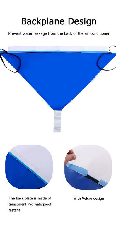 Jauns gaisa kondicionētāja tīrīšanas vāks ar ūdens cauruli, ūdensnecaurlaidīgs gaisa kondicionētājs tīrīšanas putekļu aizsardzība tīrīšanas vāka maisiņš