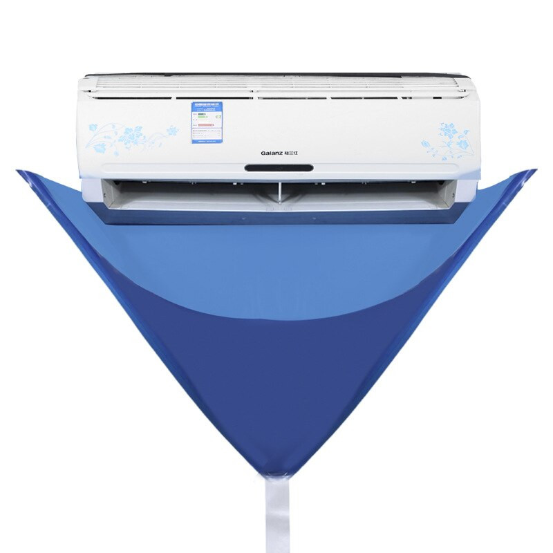 Jauns gaisa kondicionētāja tīrīšanas vāks ar ūdens cauruli, ūdensnecaurlaidīgs gaisa kondicionētājs tīrīšanas putekļu aizsardzība tīrīšanas vāka maisiņš