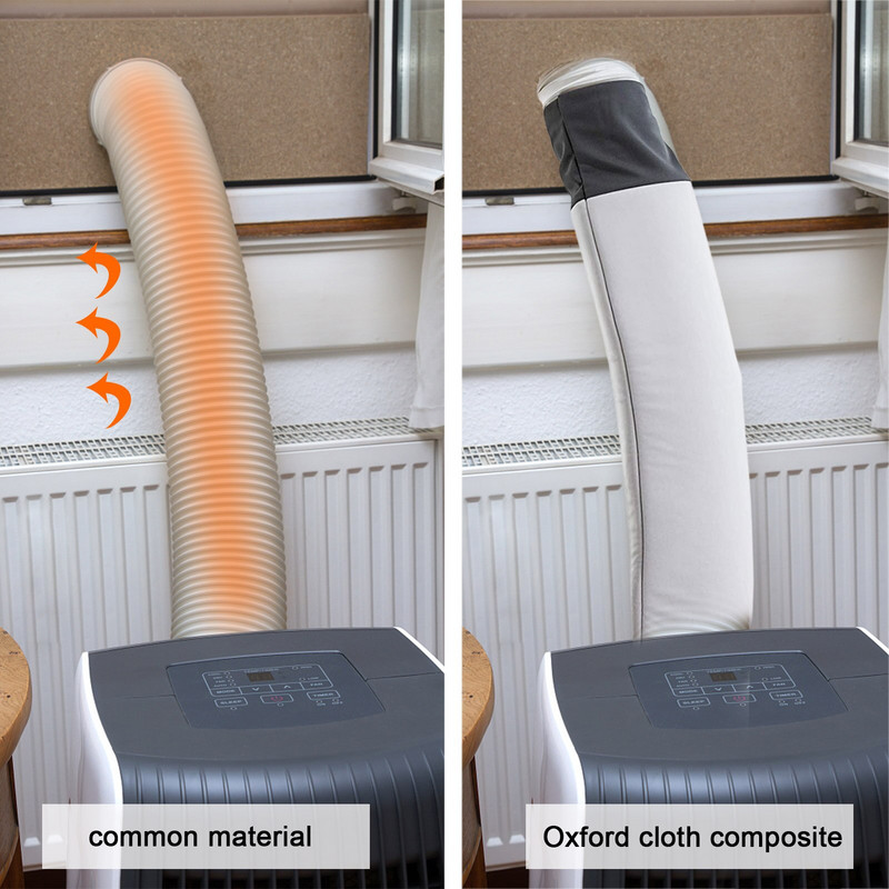 Kryt hadice prenosnej klimatizácie, prachotesná tepelná izolácia, rukáv hadice klimatizácie, vzduchová tkanina, kryt hadice na výstup vzduchu