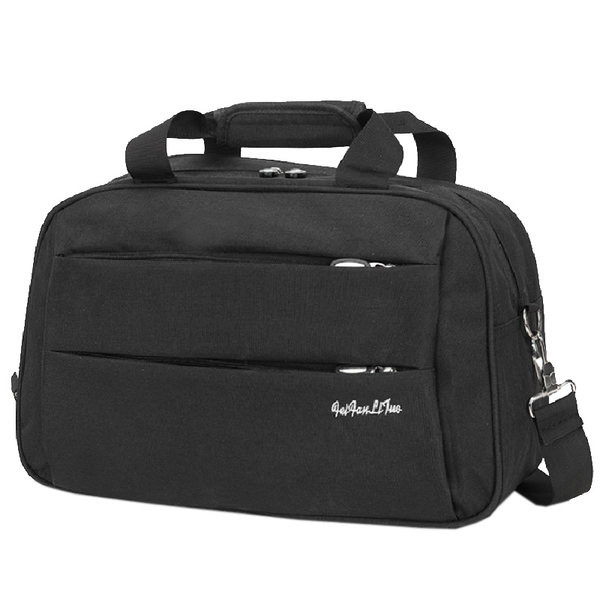 Geantă casual pentru bărbați din material textil cu mâner lung reglabil