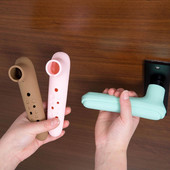 Silikoninis saugos durų rankenos apsauginis dangtelis kūdikių durų rankenos buferio dangtelis vaiko buferio dangtelis namų apsaugos įrankio apdaila