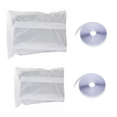 Prijenosna brtva za prozore klima uređaja Komplet za brtvljenje prozora Univerzalna brtva za prozore s patentnim zatvaračem i ljepljivim zatvaračem Brtva za prozore za klima uređaj