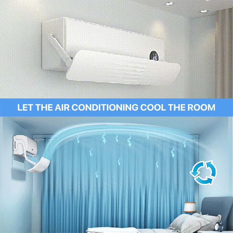 Nastaviteľný kryt deflektora klimatizácie, čelné sklo, nástroje pre klimatizáciu, vzduchový deflektor, príslušenstvo pre domácu kanceláriu