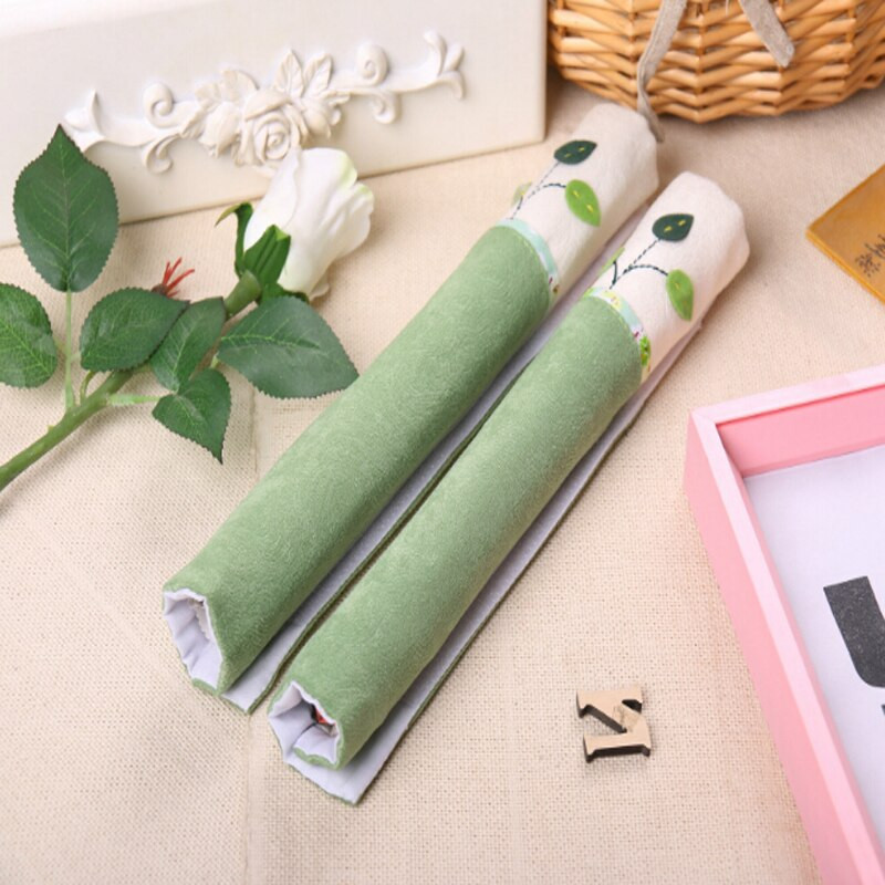 Praktiškas durų rankenos durų rankenos dangtis šaldytuvo rankenos dangtis 2020 m. Naujas mados dviejų durų šaldytuvo pirštinės virtuvės priedai