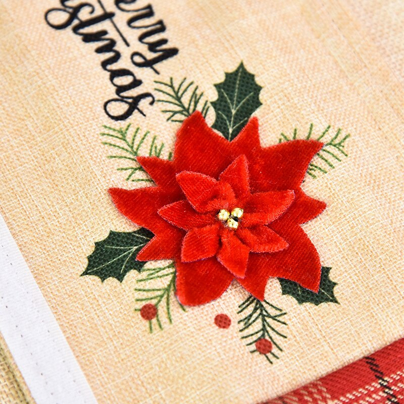 3 vnt. / rinkinys Naujųjų metų šaldytuvo durelių rankenos pirštinės Mikrobangų krosnelės rankenos dangtis Spintelės durų rankenėlės apsauga Kalėdų virtuvės dekoras