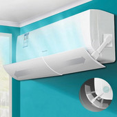 Deflektor klimatizácie, vetruodolný, zasúvací, proti priamemu fúkaniu, studenému vzduchu, detský štít do klimatizácie (dutý, vodotesný)