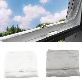 4M Климатик Мека кърпа за уплътняване на прозорци Плоча за заключване с горещ въздух Уплътнение на прозорци Кърпа за преносим комплект климатици