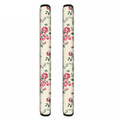 TOADDMOS Vintage kvetinový dizajn kuchynských spotrebičov Dekoračné kryty rukovätí 2 ks Sada pre chladničku, rúru, umývačku riadu