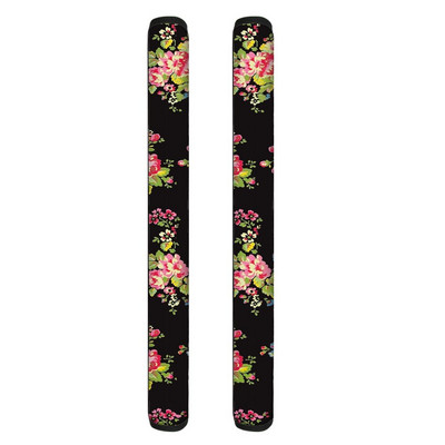 TOADDMOS Vintage kvetinový dizajn kuchynských spotrebičov Dekoračné kryty rukovätí 2 ks Sada pre chladničku, rúru, umývačku riadu