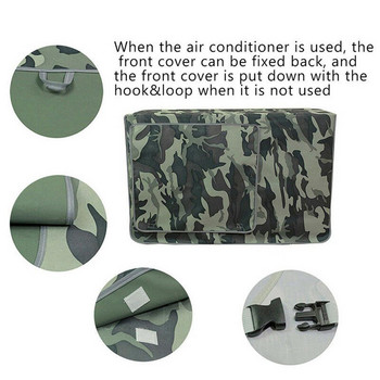 Κάλυμμα κλιματιστικού αδιάβροχο κάλυμμα προστασίας από τη σκόνη All Season Universal PU Dustproof Washing Cover Clean Protector